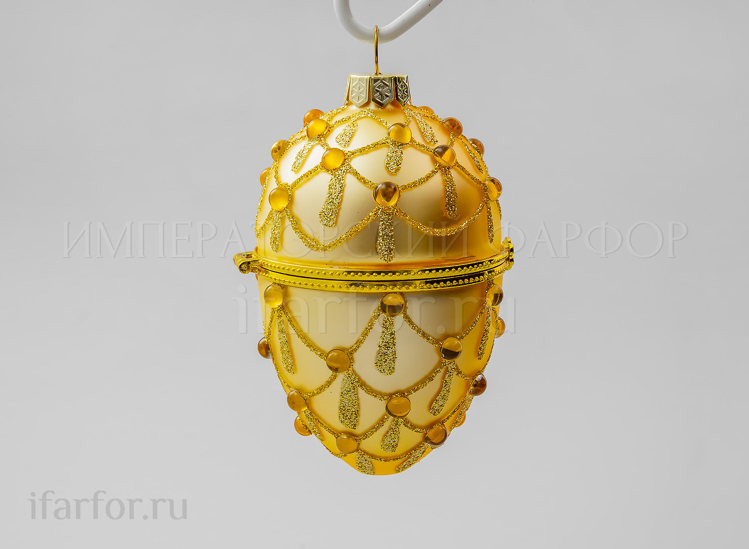 Елочная игрушка «Шкатулка Ювелирное яйцо»