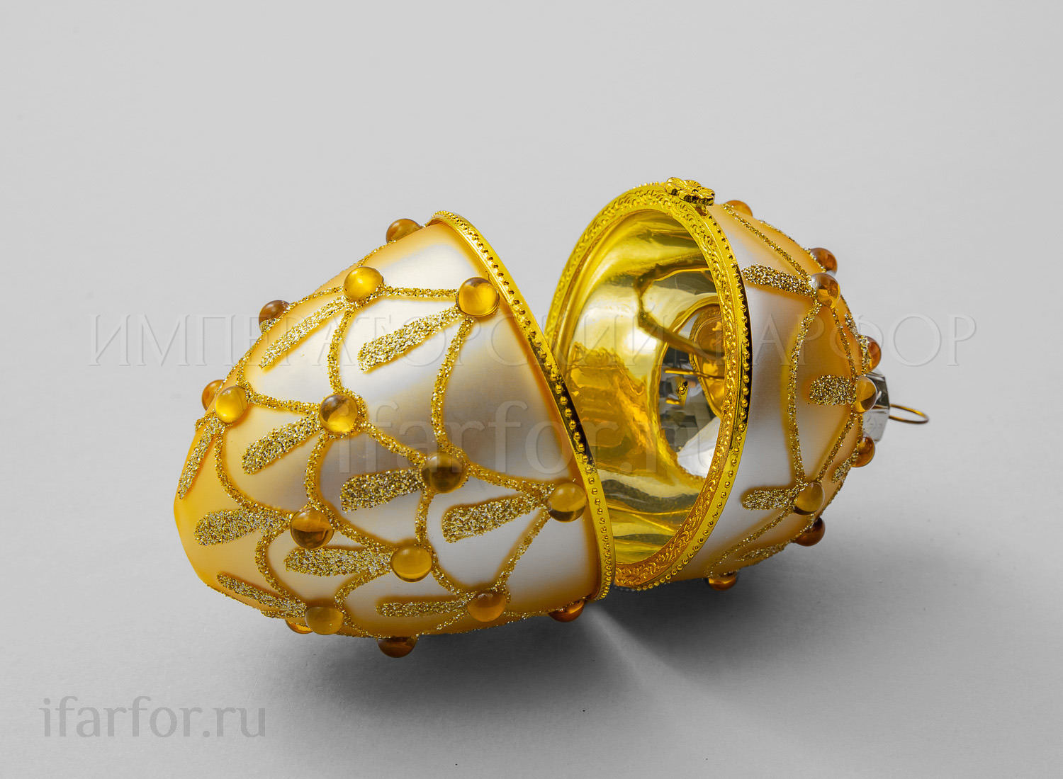 Елочная игрушка «Шкатулка Ювелирное яйцо»
