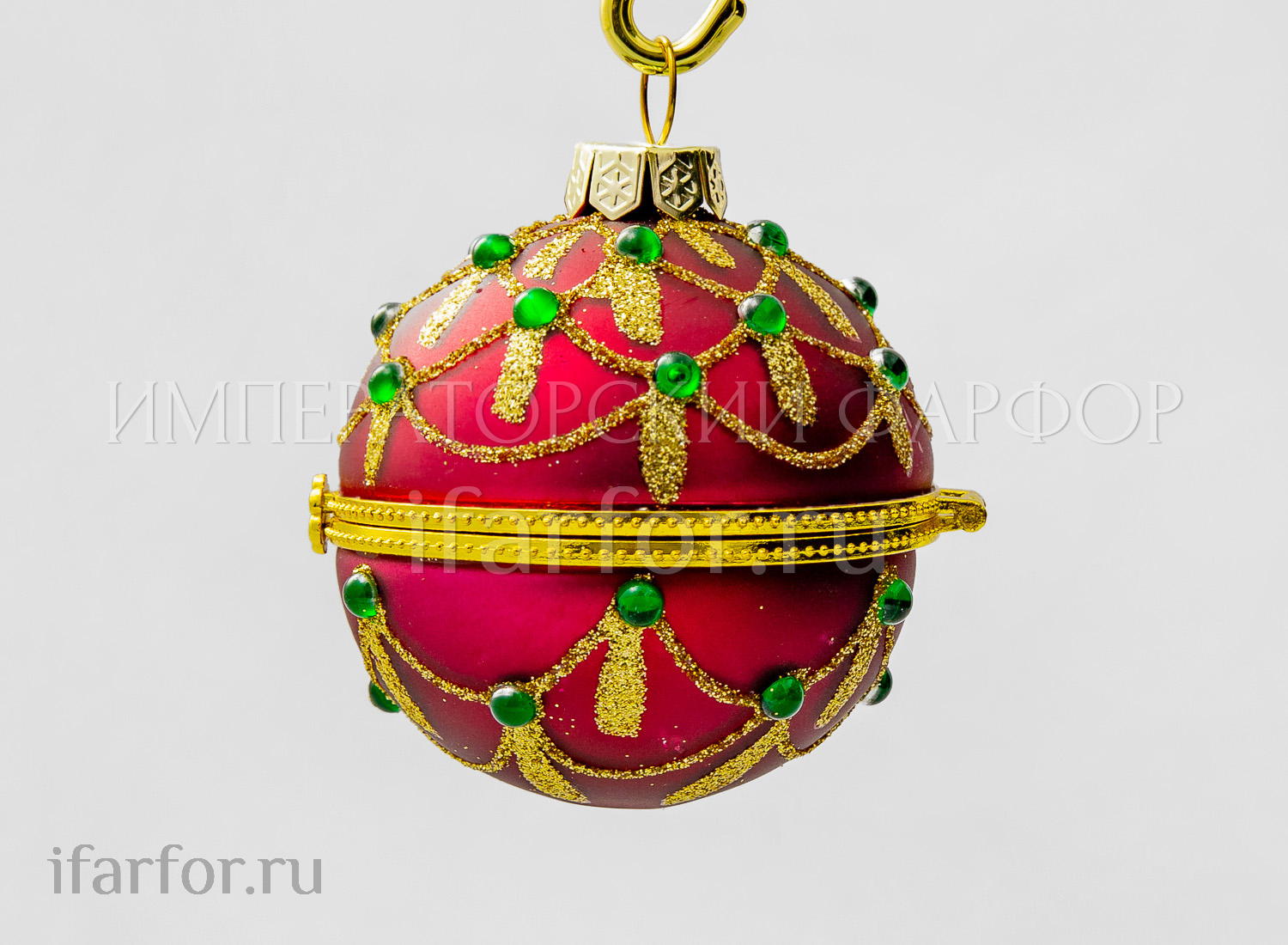 Елочная игрушка «Шкатулка в форме Шара»