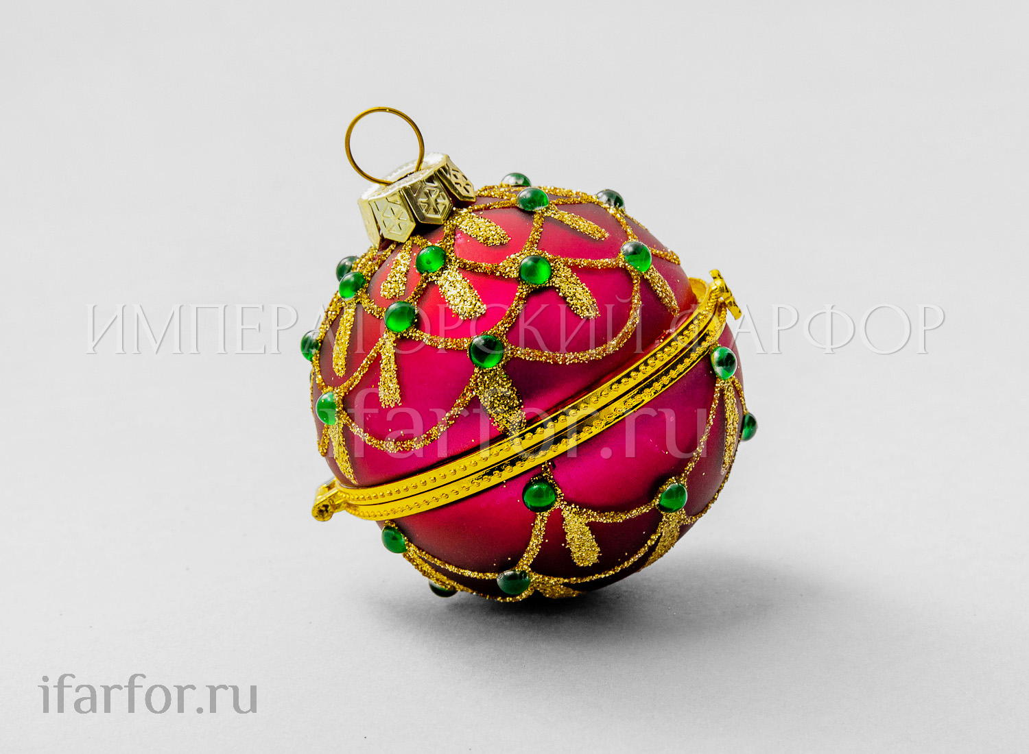 Елочная игрушка «Шкатулка в форме Шара»