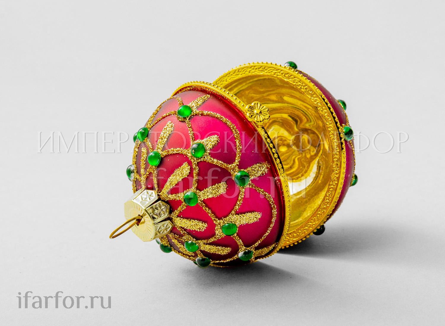 Елочная игрушка «Шкатулка в форме Шара»