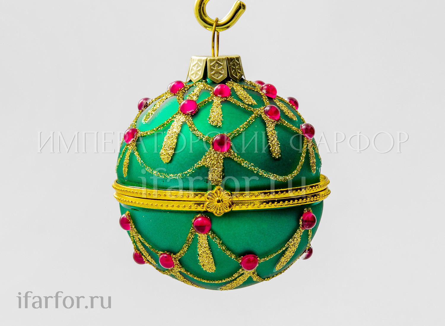 Елочная игрушка «Шкатулка в форме Шара»