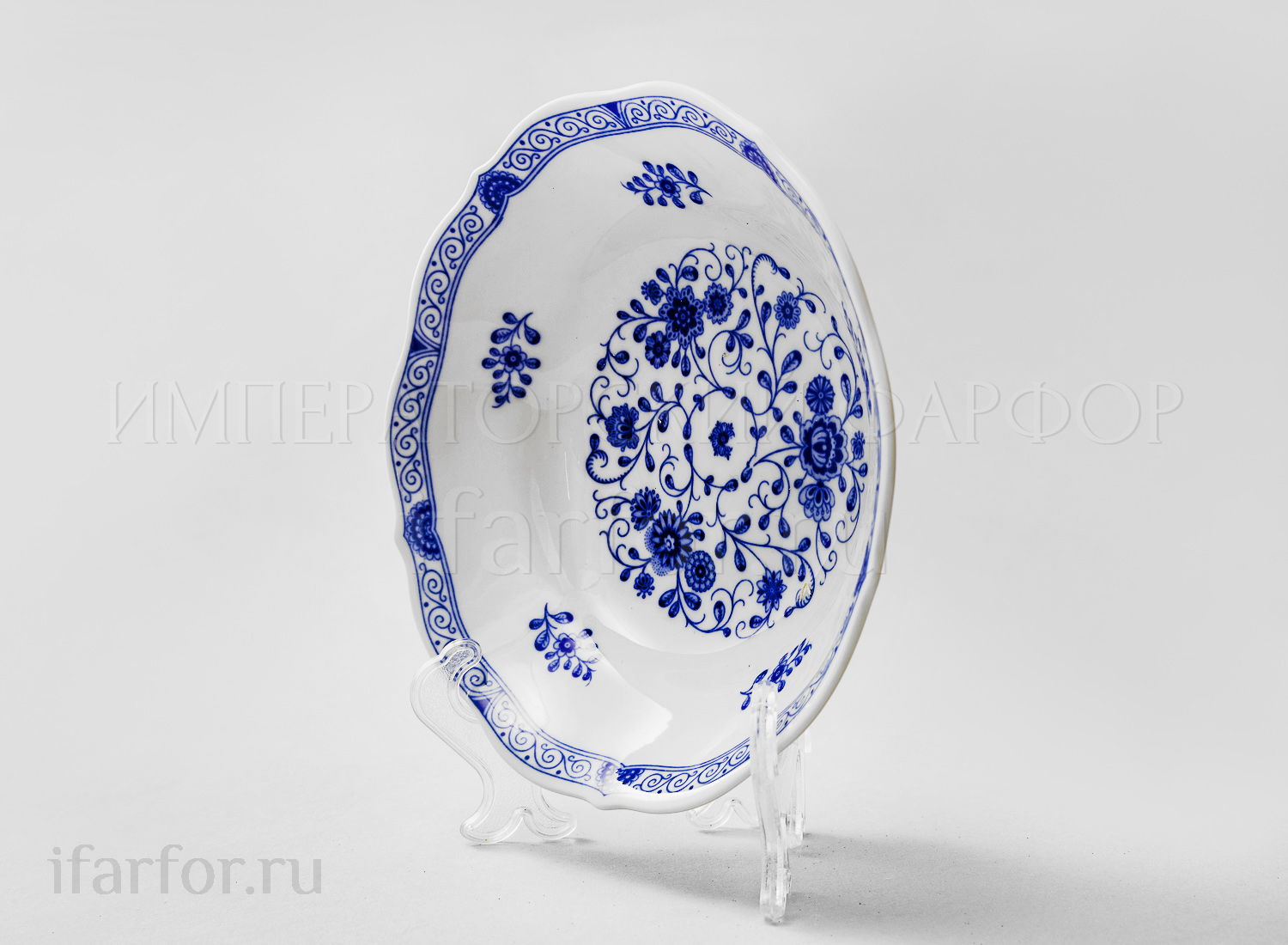 Салатник «Alte Ranke blau»