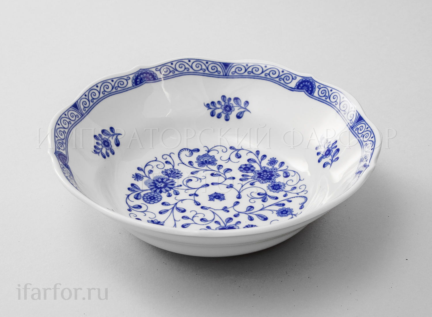 Салатник «Alte Ranke blau»