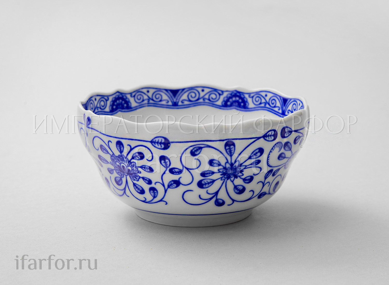 Чашка чайная «Alte Ranke blau»