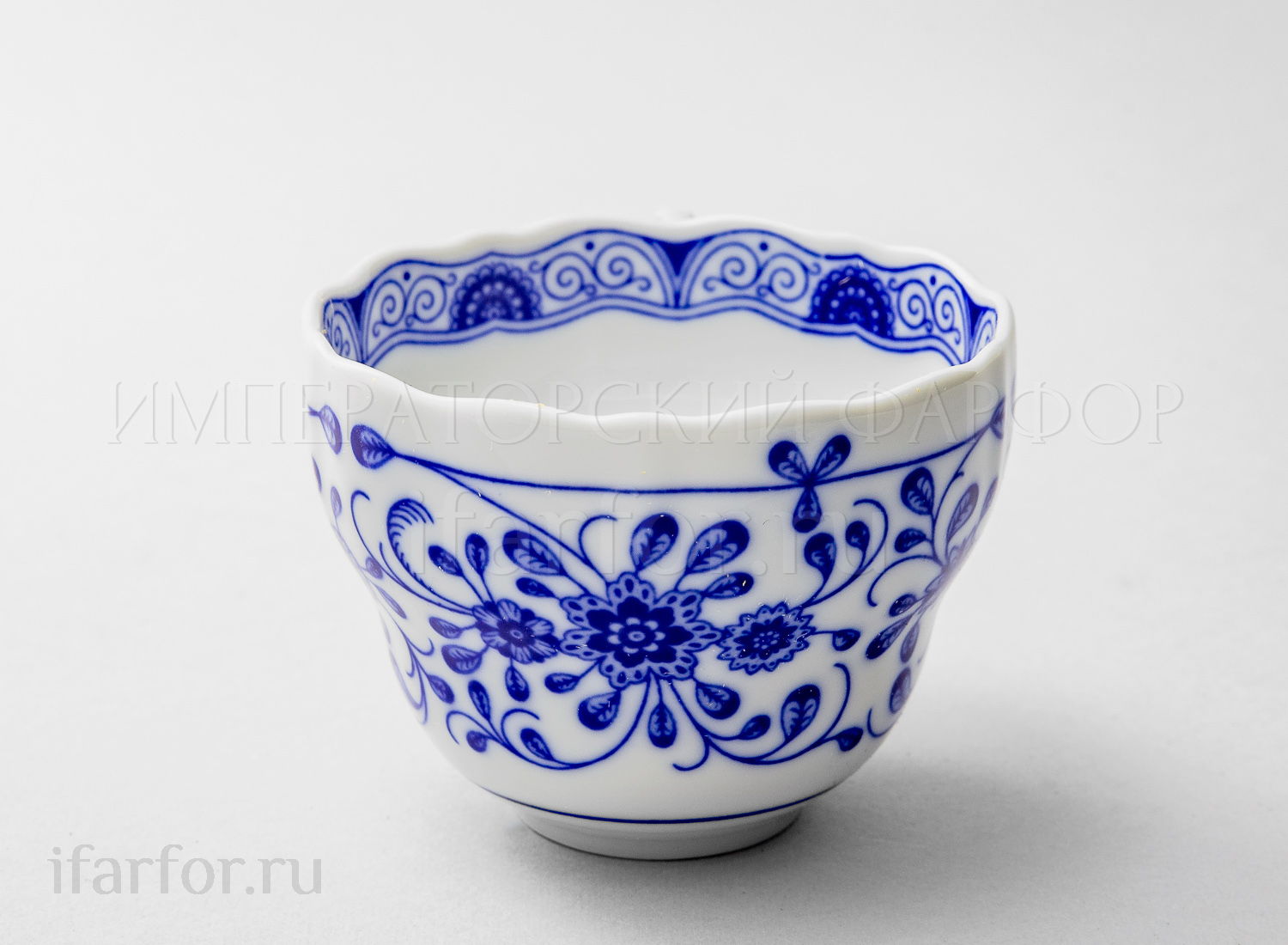 Чашка чайная «Alte Ranke blau»