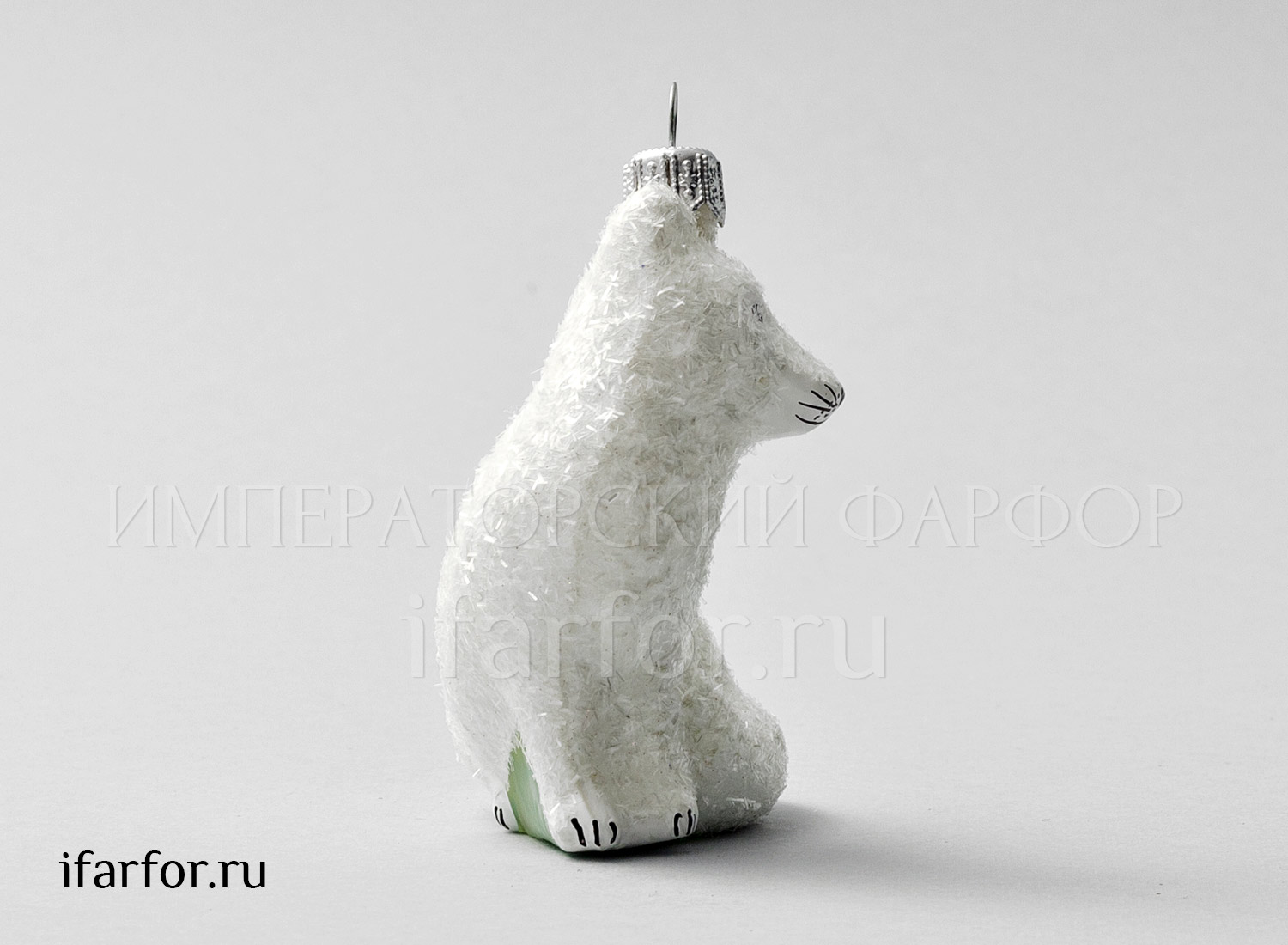 Елочная игрушка «Полярная лиса»
