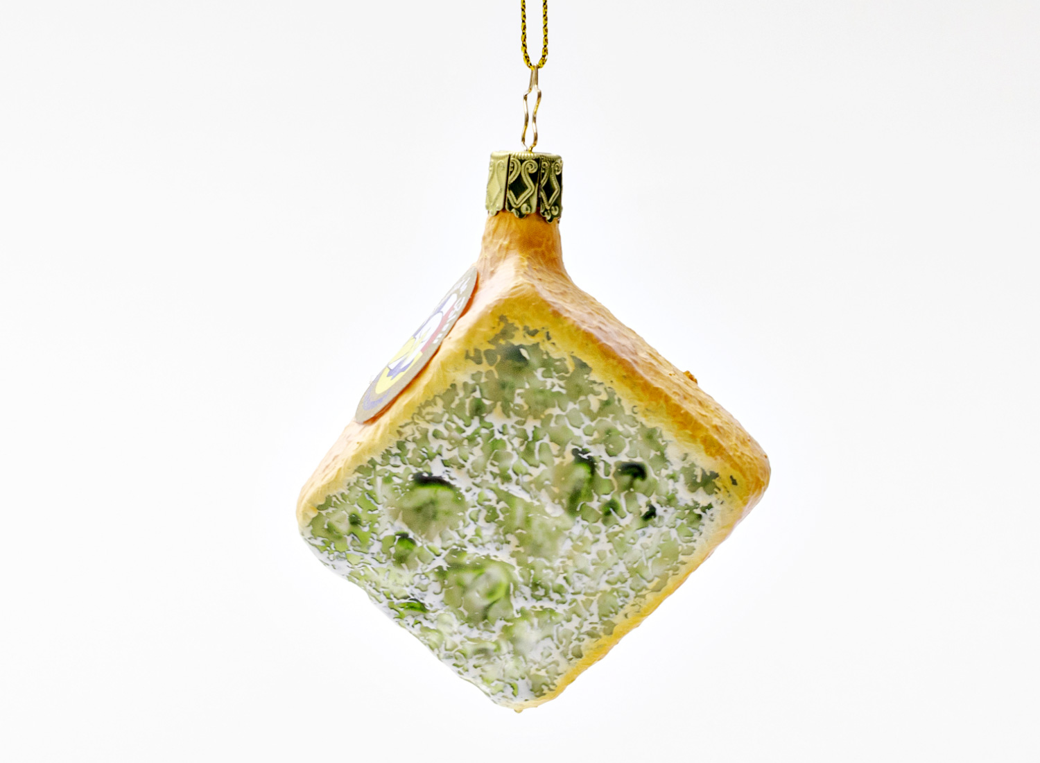 Елочная игрушка «Сыр Blue»