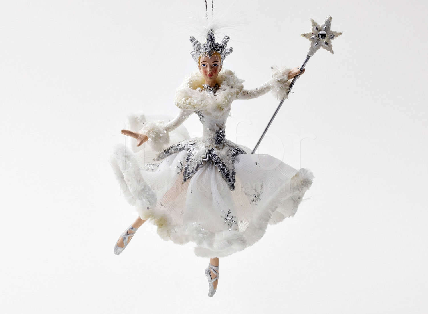 Елочная игрушка «Балерина Снежная королева»
