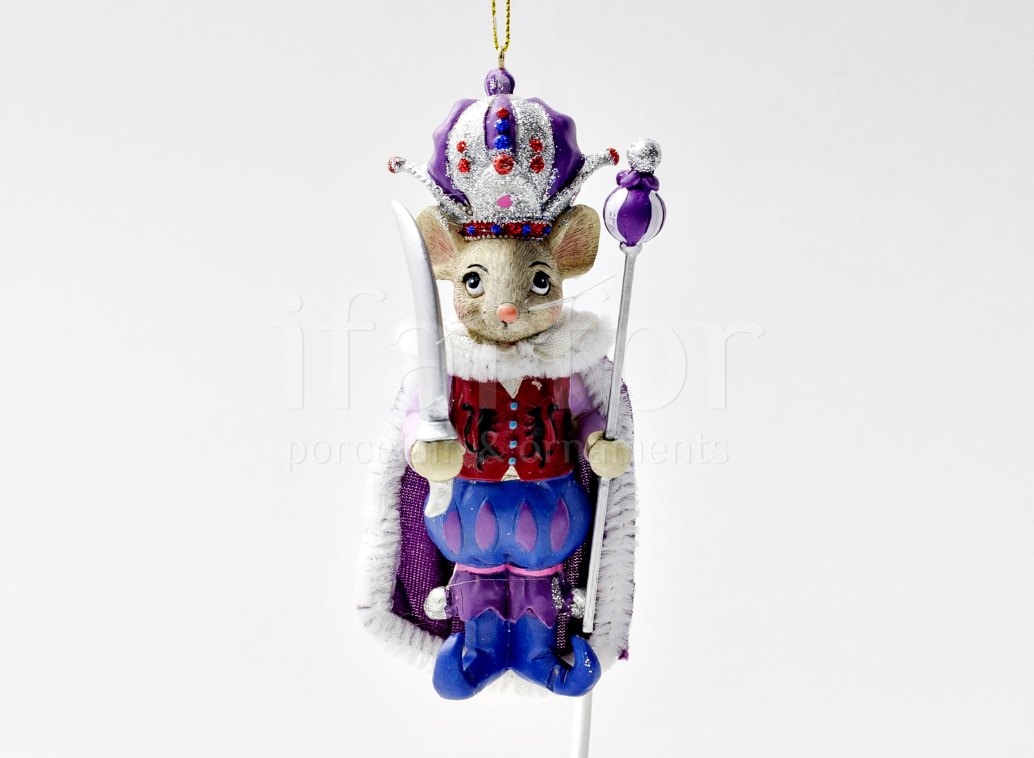 Елочная игрушка «Мышиный король»
