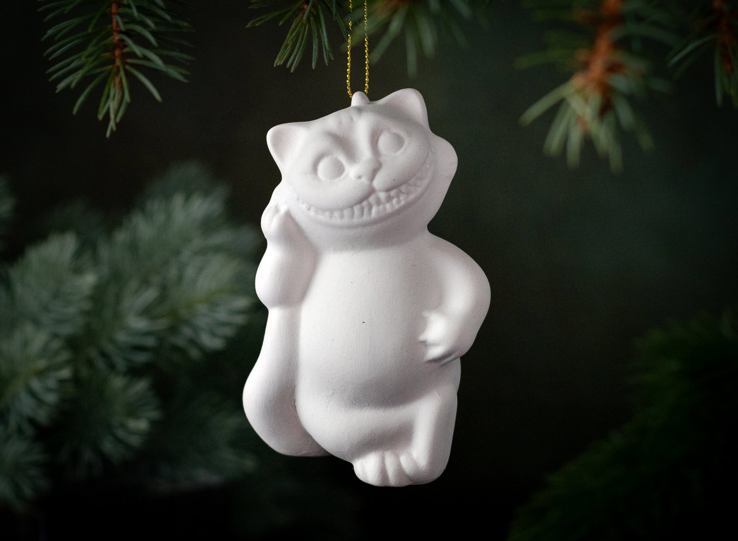 Елочная игрушка «Чеширский кот»