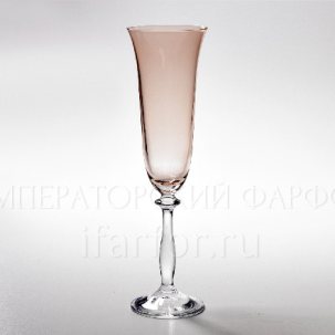 Фужер для шампанского Арлекино Розовый Анжела