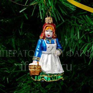 Елочная игрушка Красная шапочка