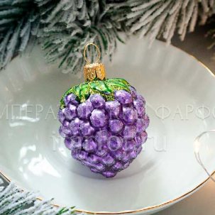Елочная игрушка Ежевика