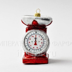 Елочная игрушка Ретро Техника. Кухонные весы