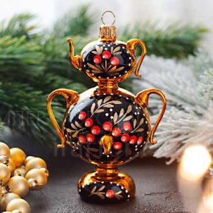 Елочная игрушка Самоварчик