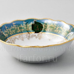Салатник Охота Зеленая STERNE PORCELAN