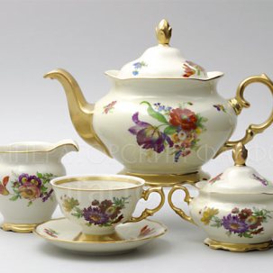 Сервиз чайный Слоновая кость 6/17 STERNE PORCELAN