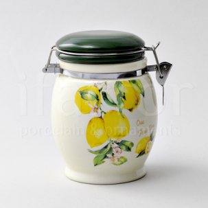 Банка для сыпучих продуктов Лимоны Royal Classics