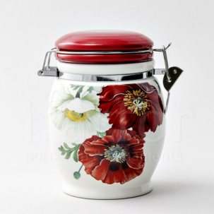 Банка для сыпучих продуктов Маки Royal Classics
