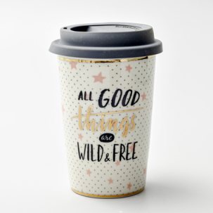 Термокружка All good things are wild and free 1/2 Royal Classics