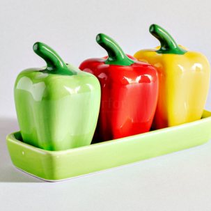 Набор для специй 3 предметный Перцы Repast