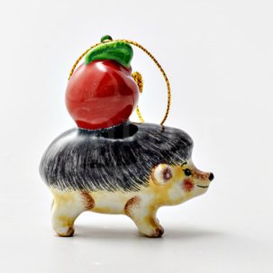 Елочная игрушка Ежик