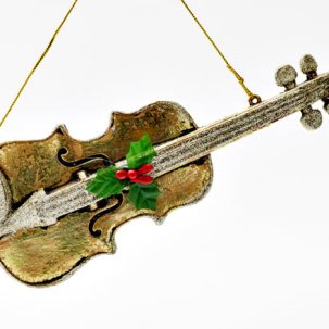 Елочная игрушка Музыкальные инструменты. Скрипка