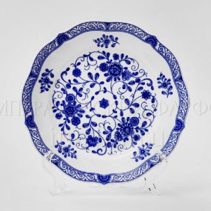 Тарелка Alte Ranke blau