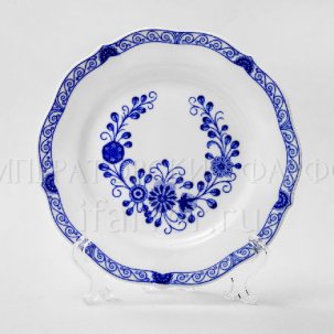Тарелка Alte Ranke blau