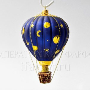 Елочная игрушка Воздушный шар с лунным светом
