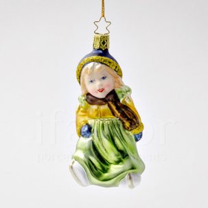 Елочная игрушка Невинные сердца. Девочка на коньках