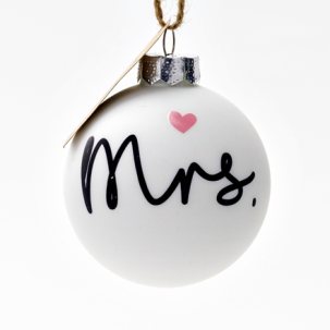 Елочная игрушка Шар Jast married 1