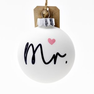 Елочная игрушка Шар Jast married 2