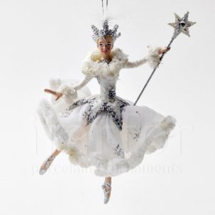 Елочная игрушка Балерина Снежная королева