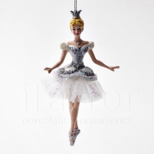 Елочная игрушка Балерина Снежная королева