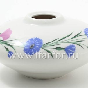 Ваза для цветов Цветы и ягоды. Василек Магнолия