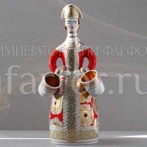Набор для вина Красный сарафан 1/3 Матрешка