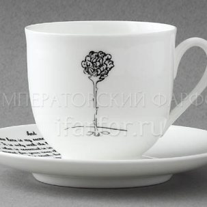 Чашка с блюдцем Rose.The Little Prince 1/2 Ландыш