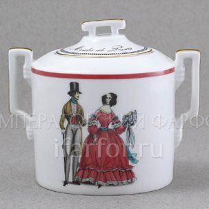 Сахарница в подарочной коробке Modes de Paris (терракот) Гербовая