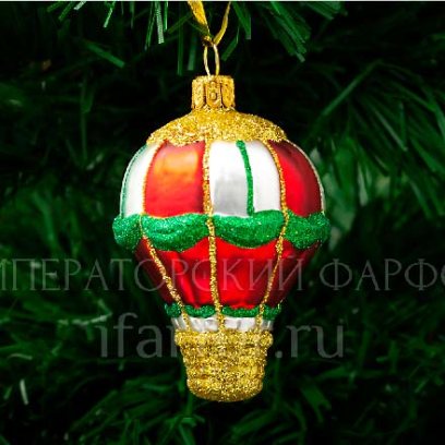 Елочная игрушка «Воздушный шар»