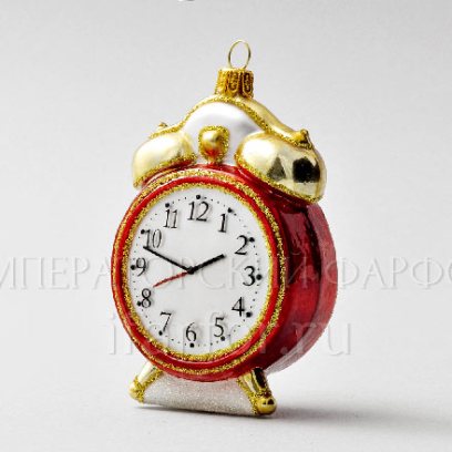 Елочная игрушка «Ретро Техника. Будильник»