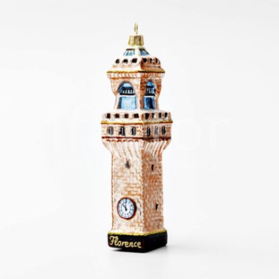 Елочная игрушка «Башня Palazzo Vecchio»