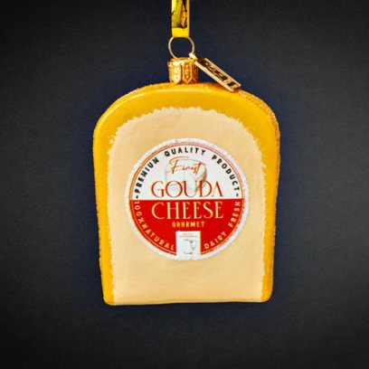 Елочная игрушка «Сыр Gouda»