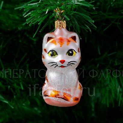 Елочная игрушка «Кошка»