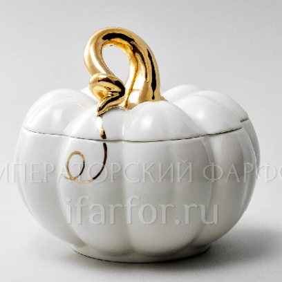 Шкатулка «Тыква с золотом»