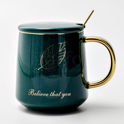 Кружка с крышкой и ложкой «BELIEVE THAT YOU»