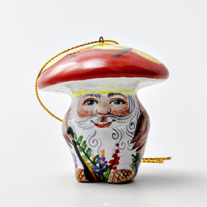 Елочная игрушка «Гриб»