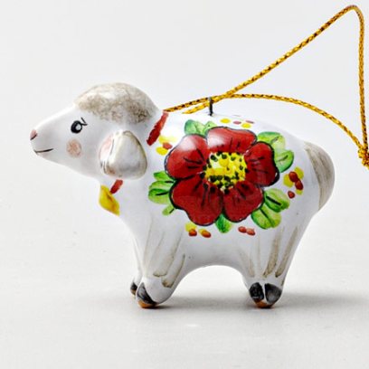 Елочная игрушка «Овечка»