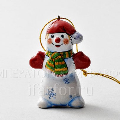 Елочная игрушка «Снеговик»